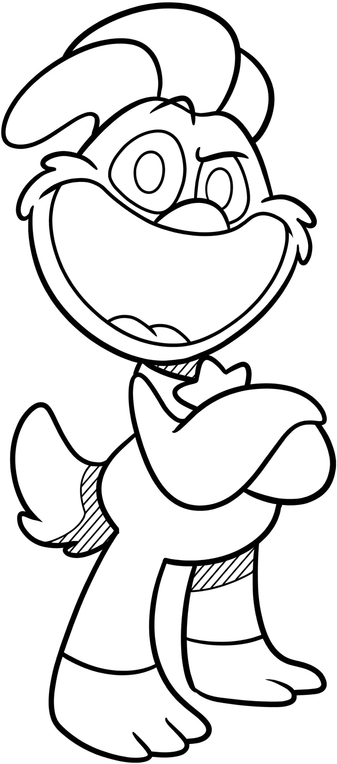 Kickin Chicken Ausmalbild
