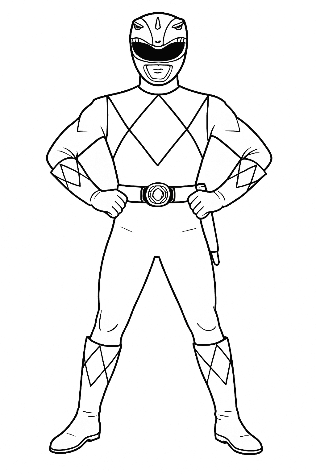 Blauer Ranger Billy Ausmalbild