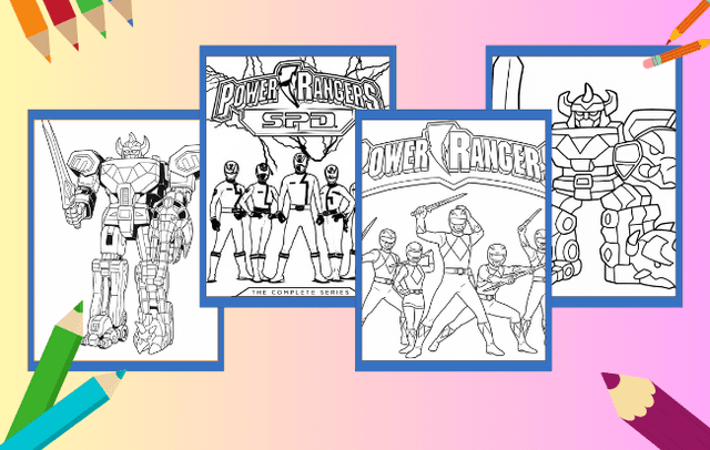 Power Rangers Ausmalbilder