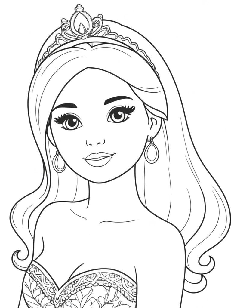 Barbie Ausmalbild