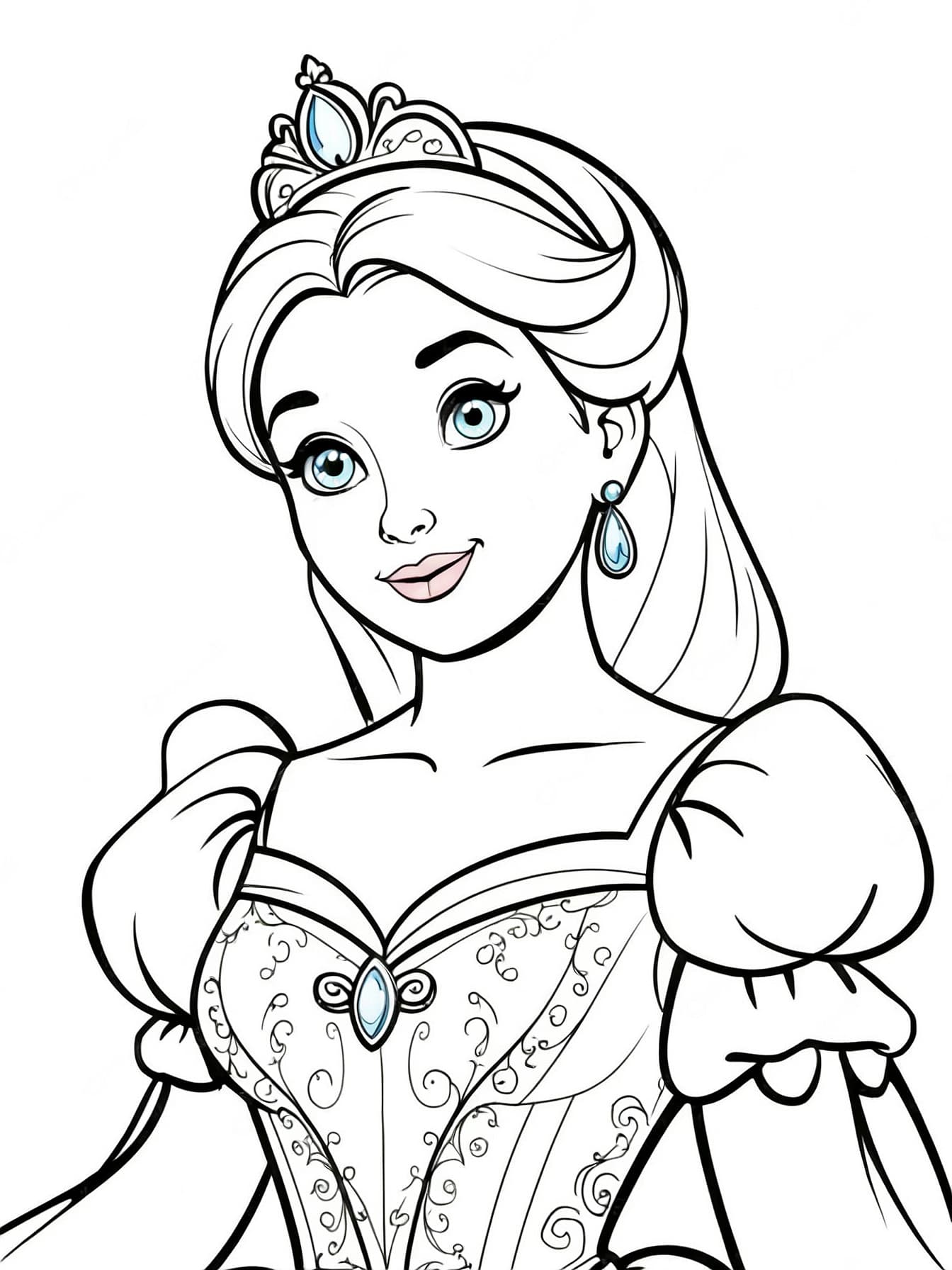 Cinderella Ausmalbild