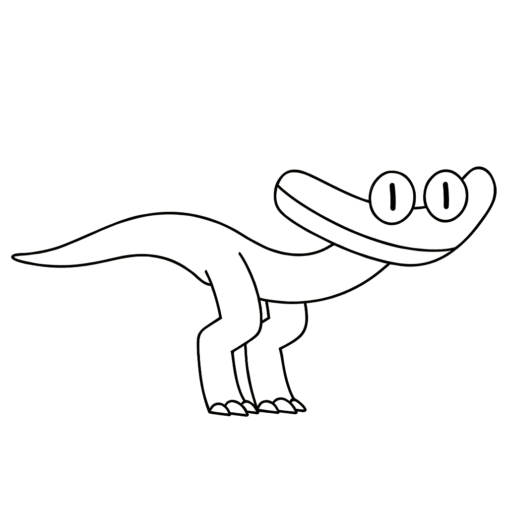 Cyan Rainbow Friends zum Ausmalen