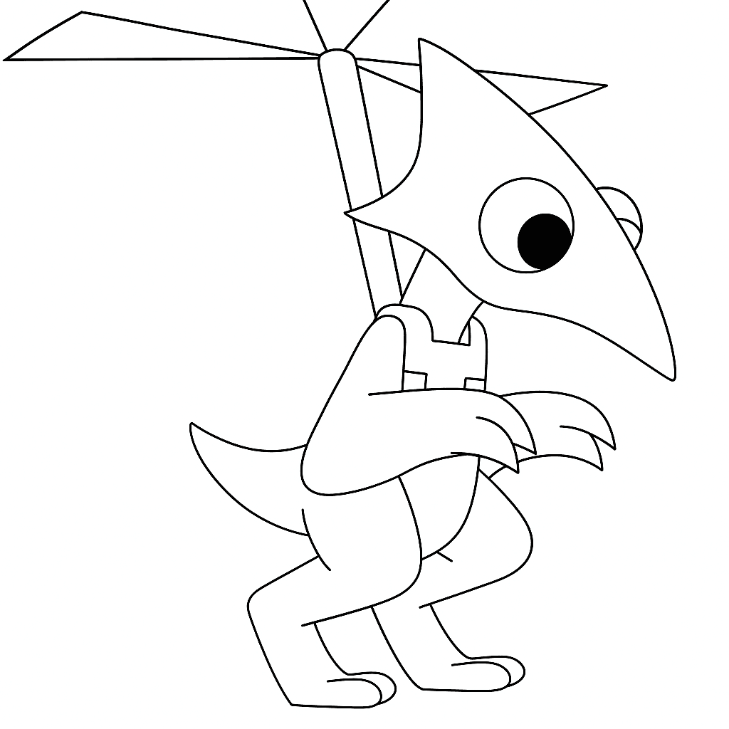 Yellow Rainbow Friends zum Ausmalen