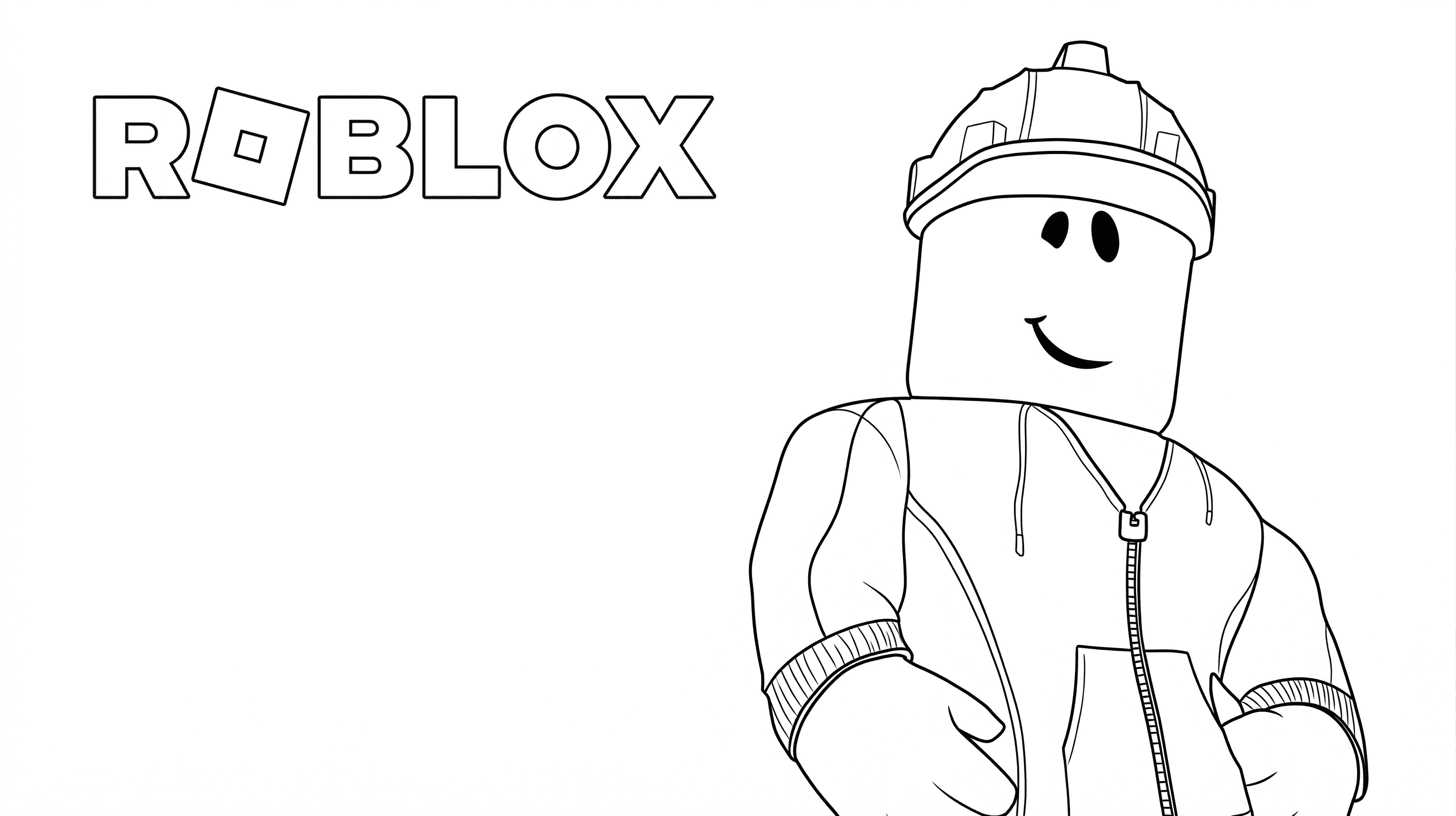 Roblox Cover Ausmalbild