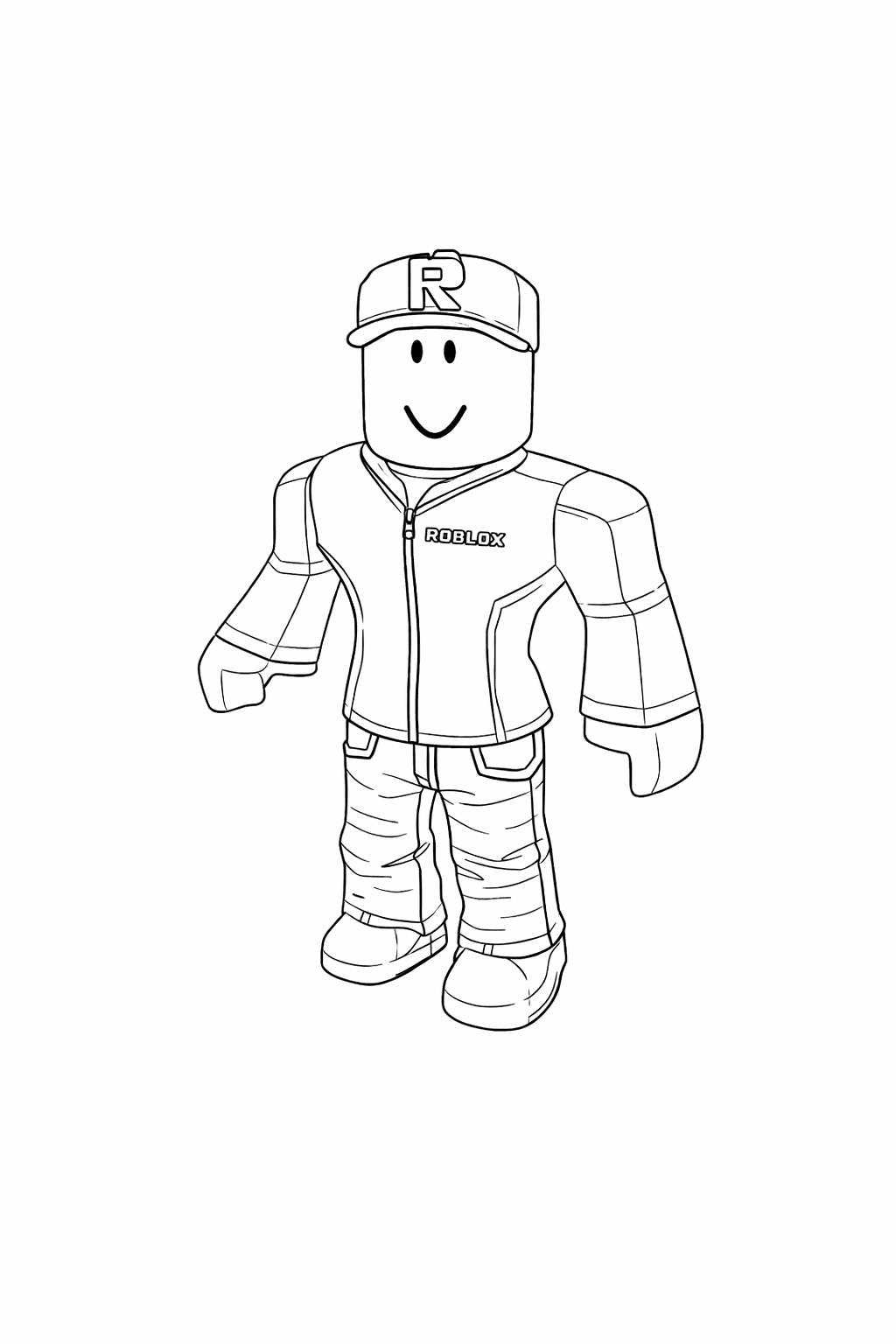 Roblox Gast Ausmalbild