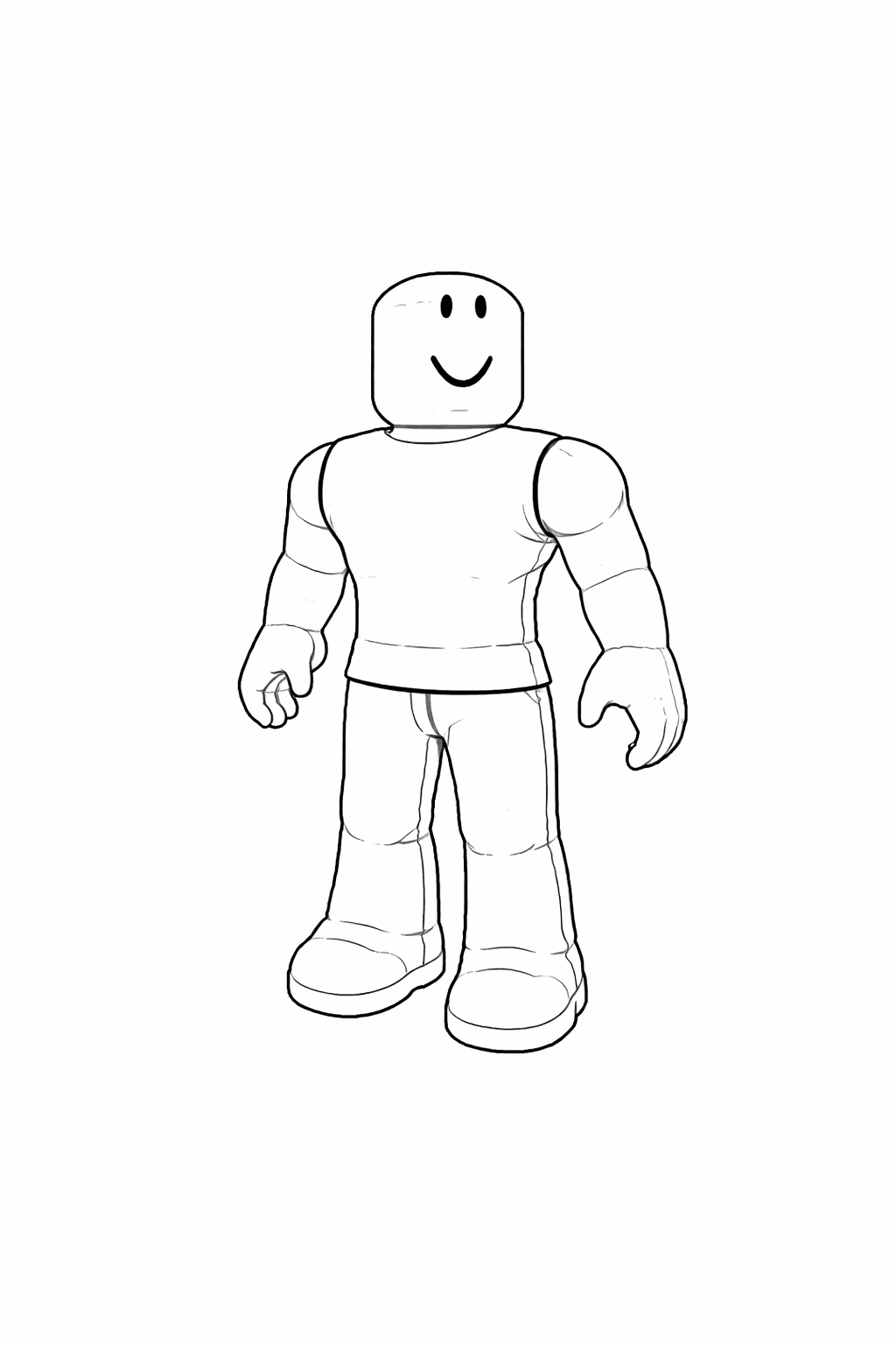 Roblox Junge Ausmalbild
