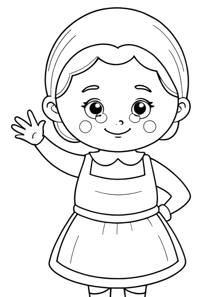 Großmutter Ausmalbild