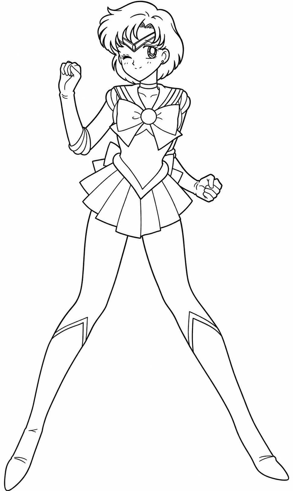 Ami Mizuno Sailor Moon Ausmalbild