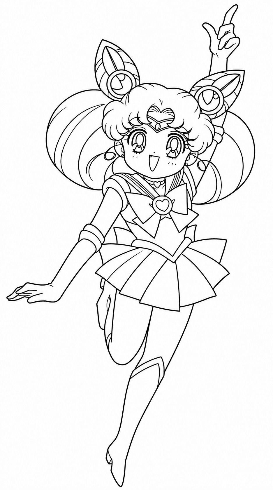 Chibiusa Sailor Moon Ausmalbild