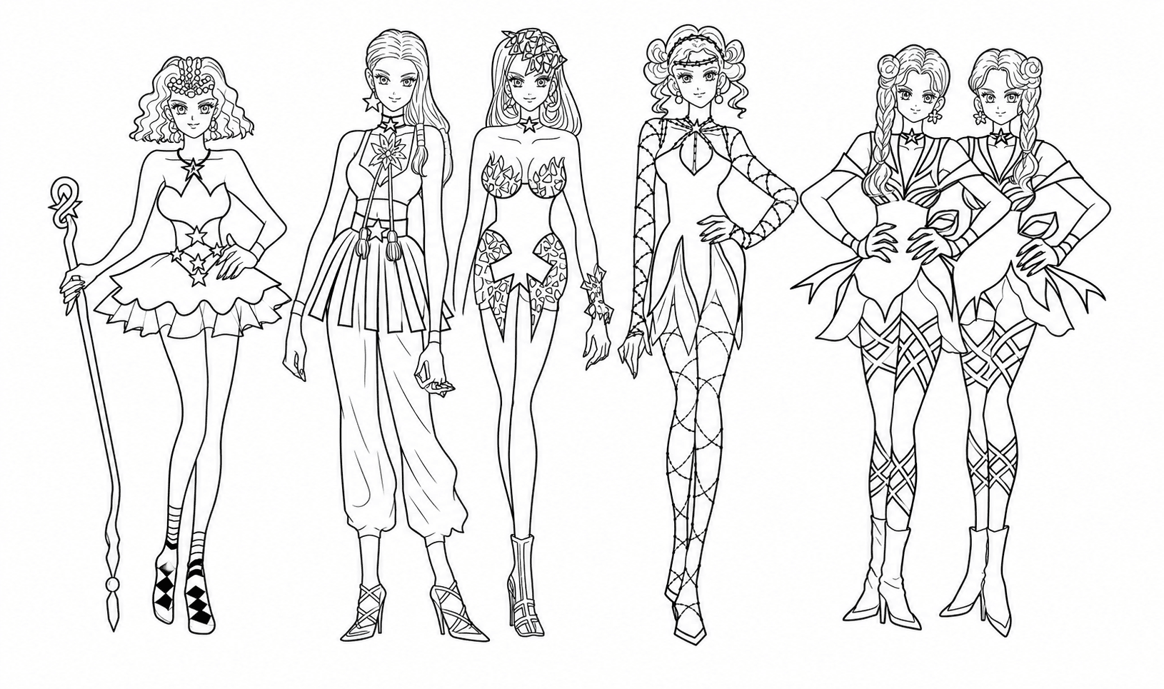 Death Busters Sailor Moon Ausmalbild
