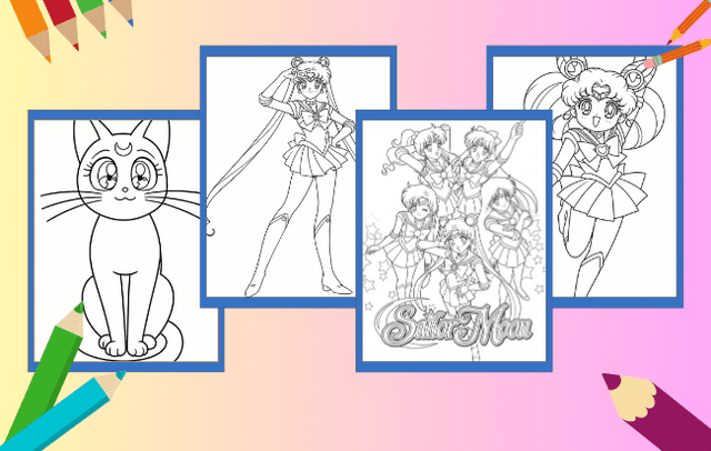 Sailor Moon Ausmalbilder