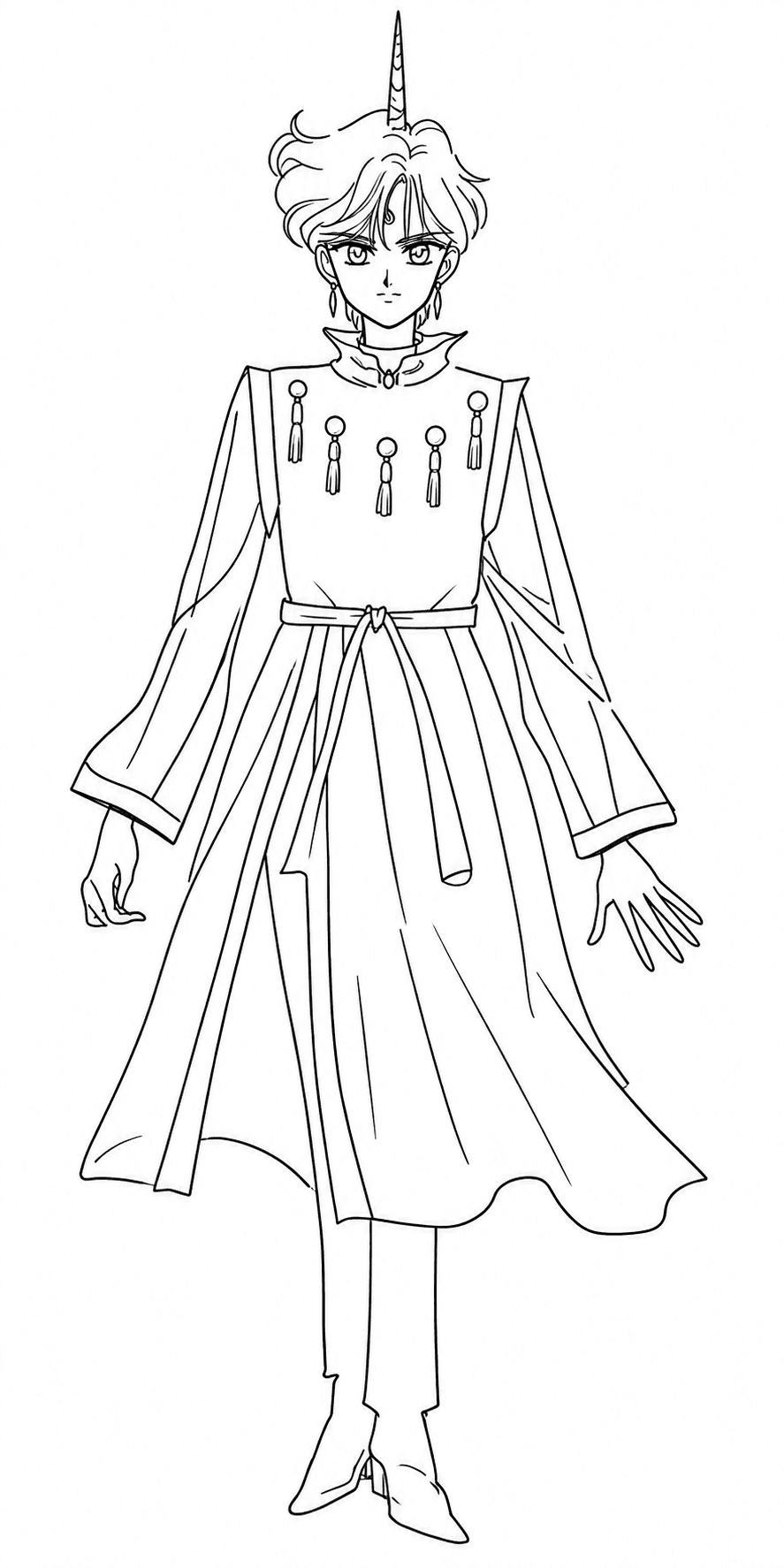 Helios Sailor Moon Ausmalbild