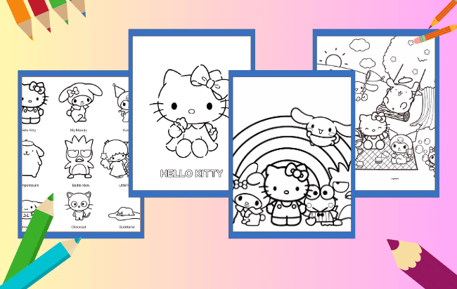 Sanrio Ausmalbilder