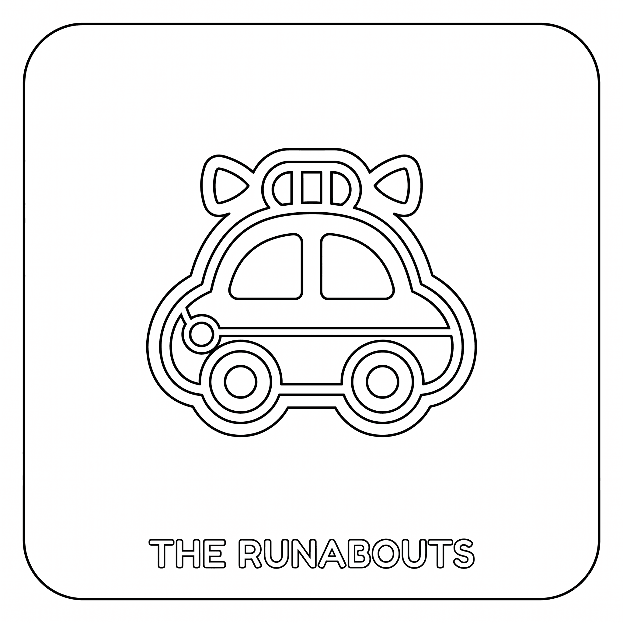 The Runabouts Ausmalbild