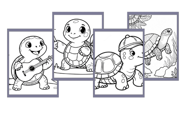 Schildkröte Ausmalbilder
