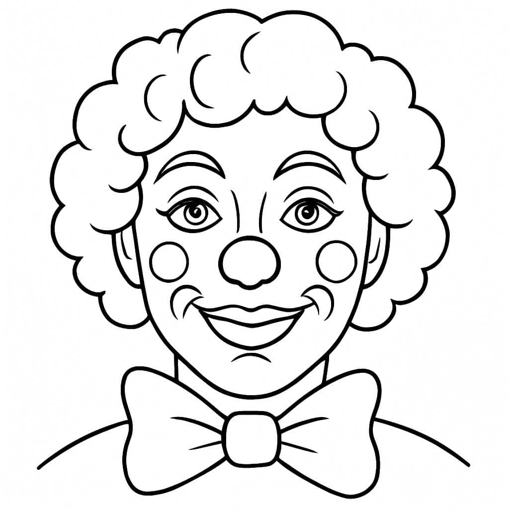 Ballerina-Schminke Ausmalbild