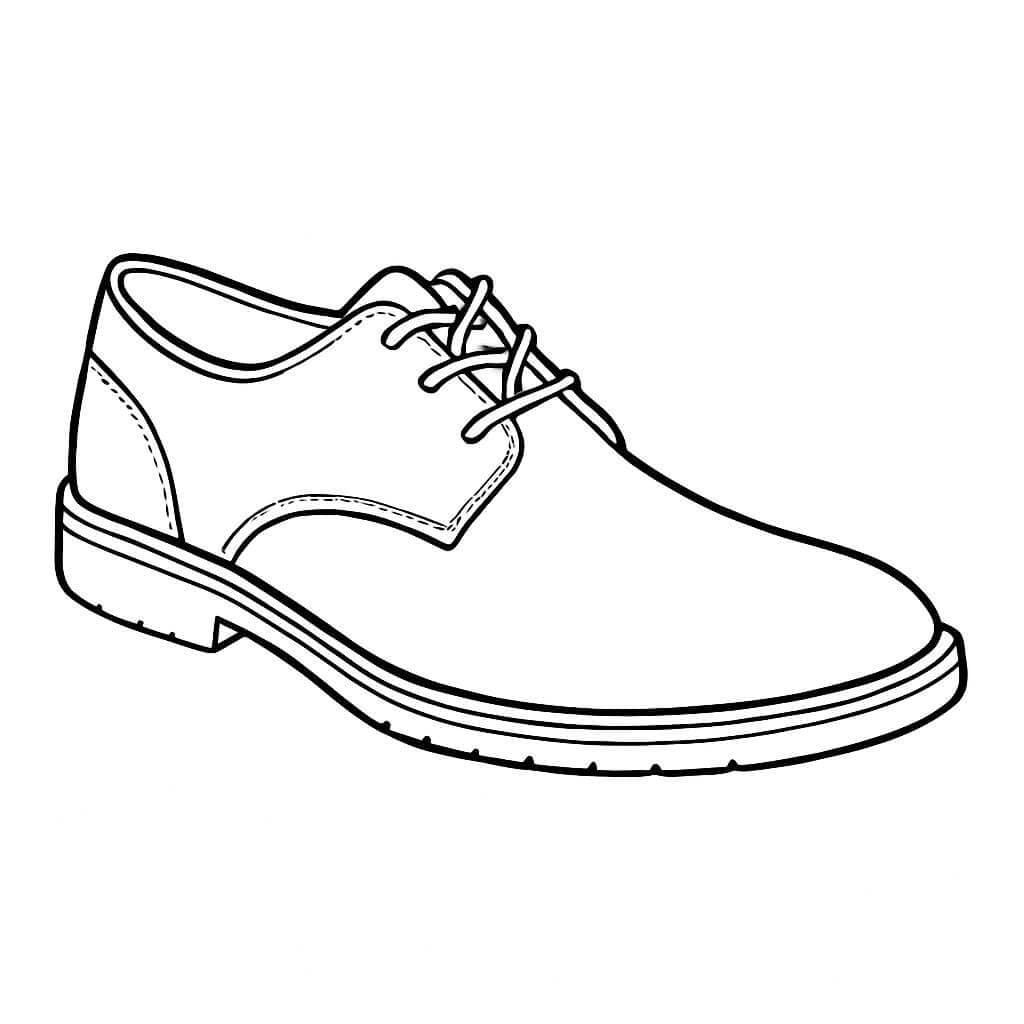 Herren Sneaker Ausmalbild