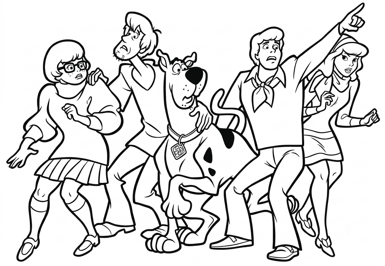 Scooby-Doo Ausmalbild