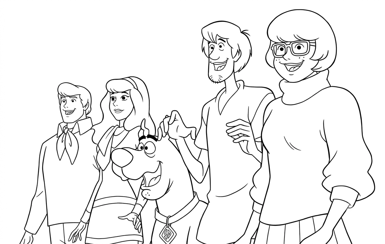 Scooby-Doo Bild Ausmalbild