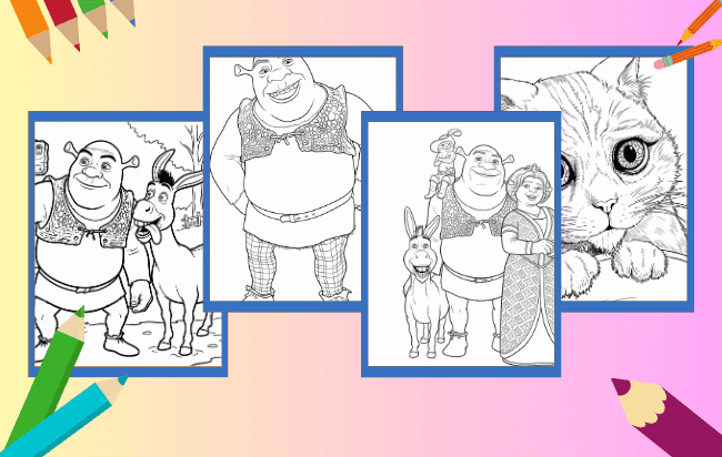 Shrek Ausmalbilder