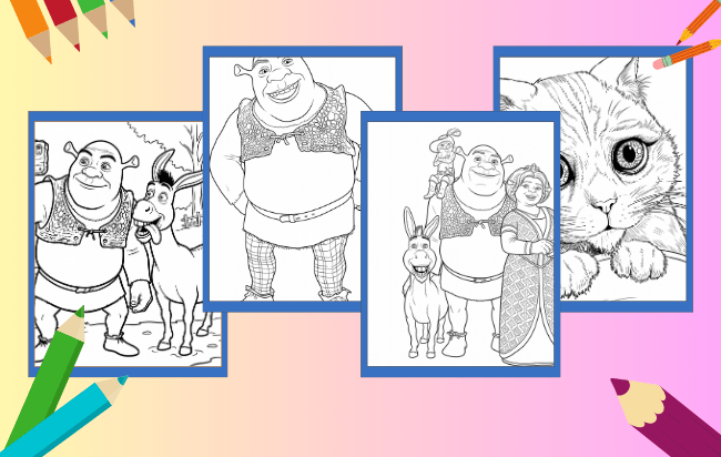 Shrek Ausmalbilder