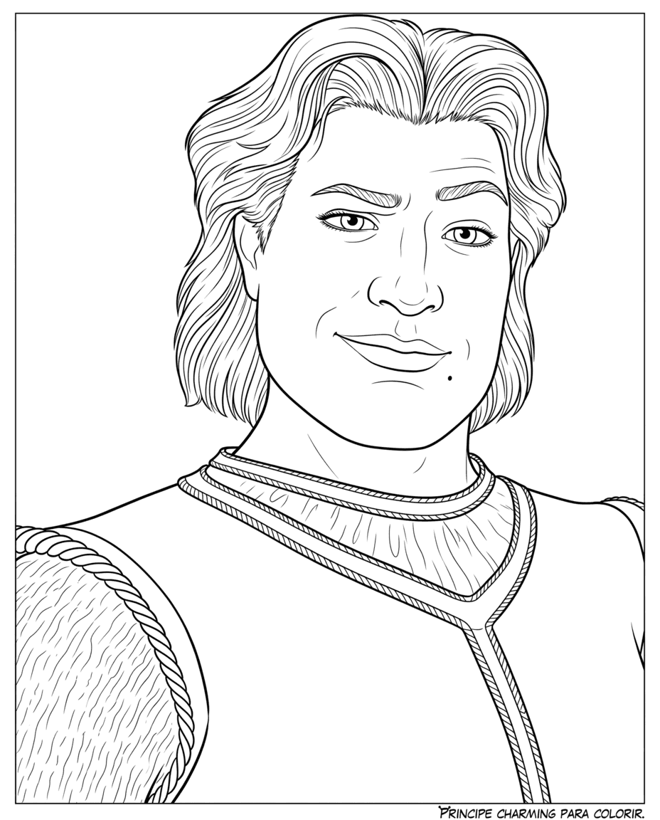 Prinz Charming Ausmalbild