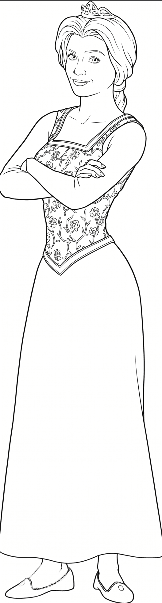 Prinzessin Fiona Ausmalbild