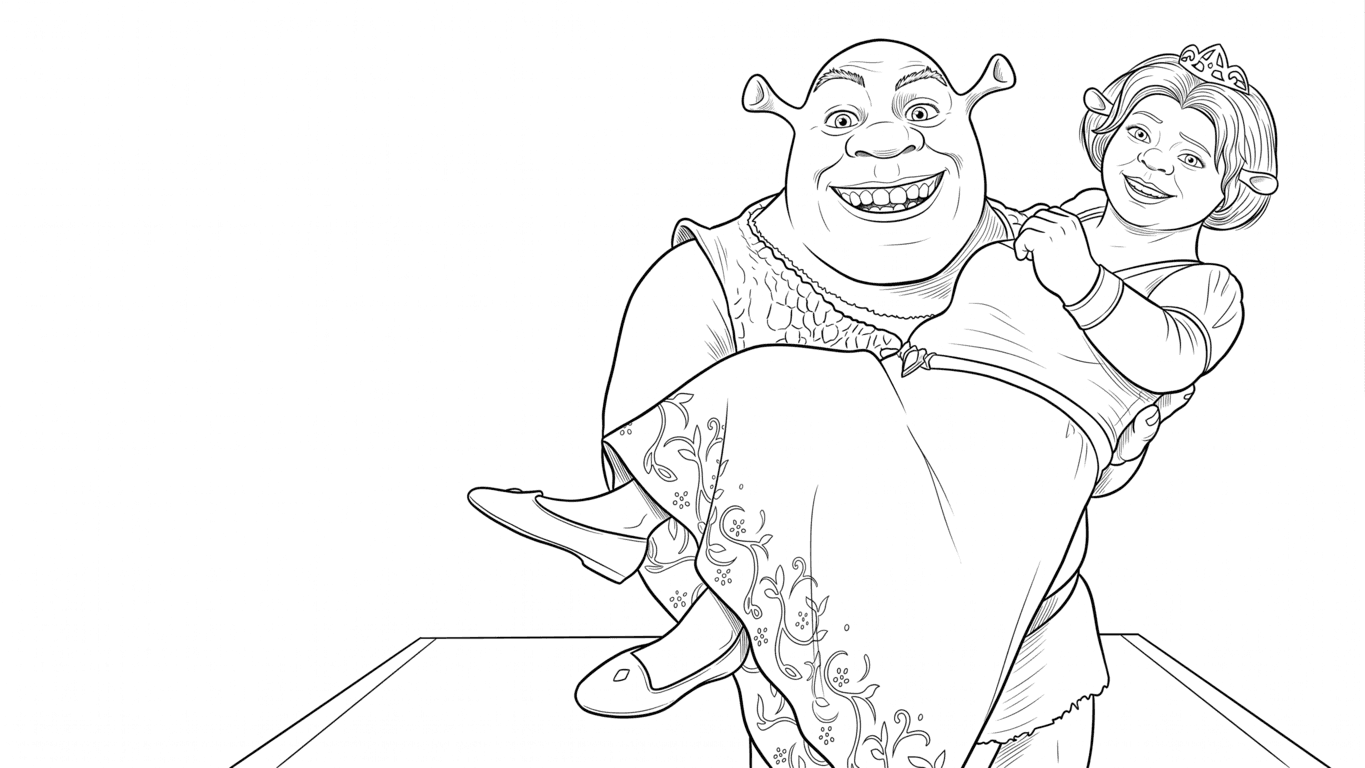 Shrek 2 Ausmalbild