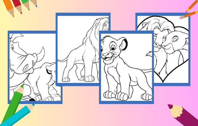 Simba Ausmalbilder