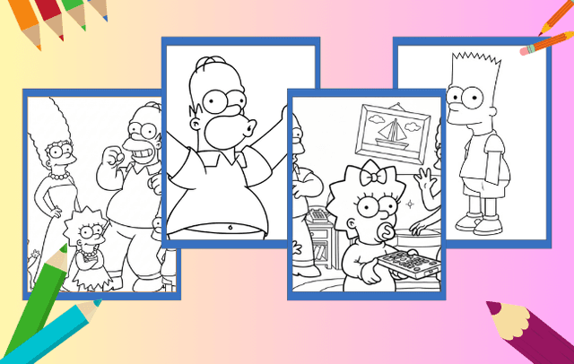 Simpsons Ausmalbilder