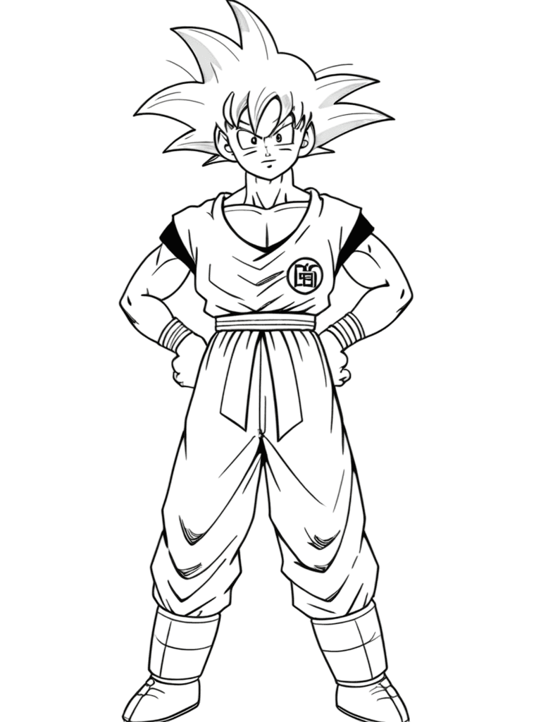 Goku auf der fliegenden Wolke