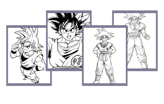 Son Goku Ausmalbilder