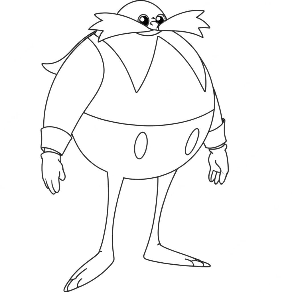 Dr. Eggman zum Ausmalen