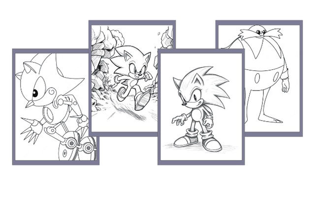 Sonic Ausmalbilder