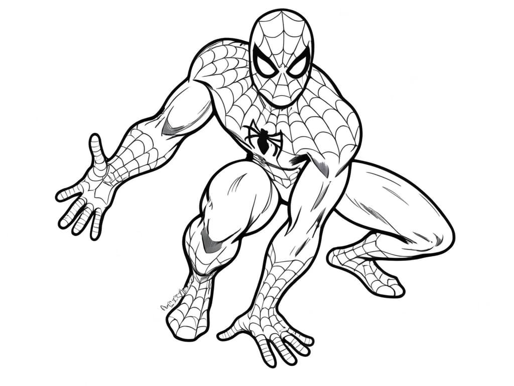 Spider-Man landet