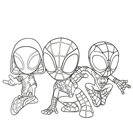 Spidey und seine Freunde Ausmalbild