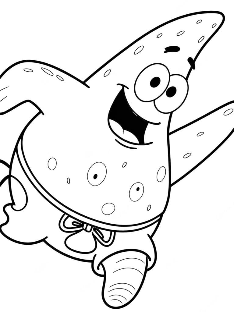 Patrick Star Ausmalbild