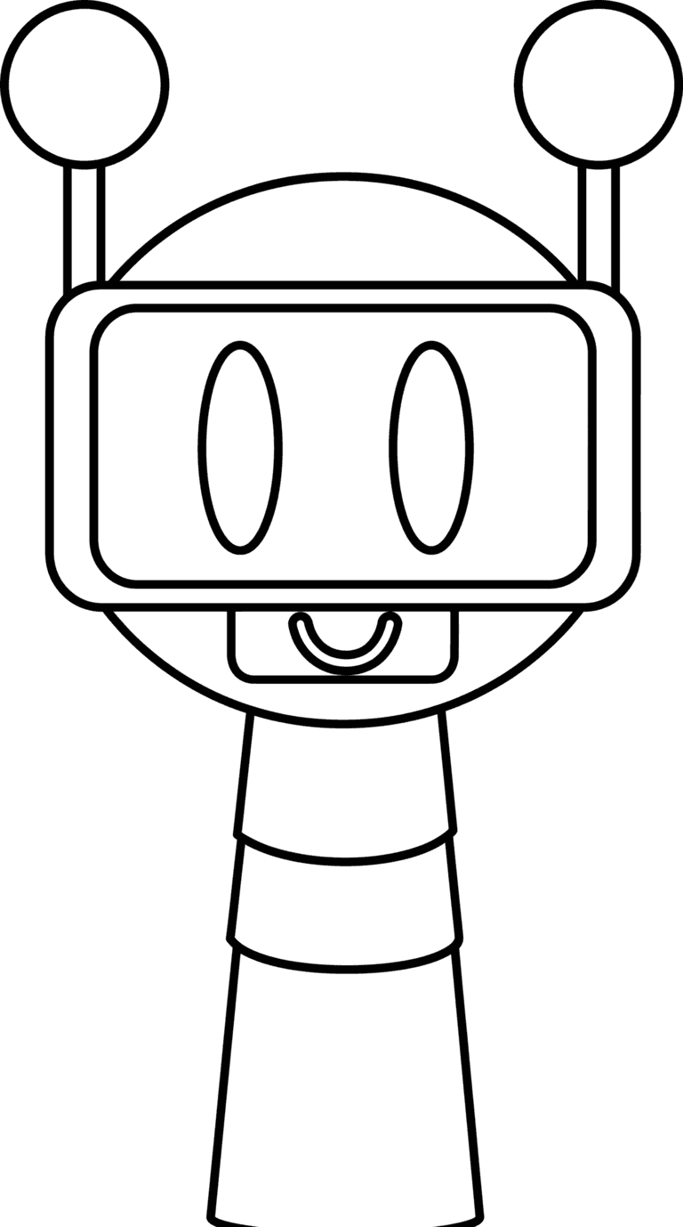 Sprunki Fun Bot Ausmalbild