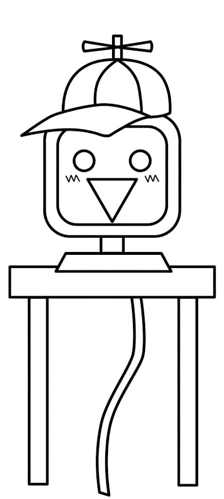 Sprunki Mr. Fun Computer Ausmalbild