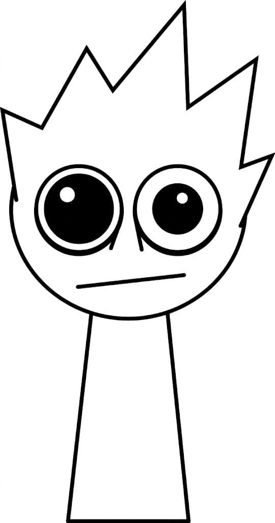 Sprunki OWAKCX Ausmalbild
