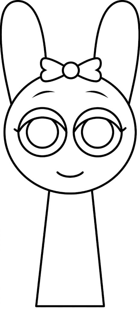 Sprunki Pinki Ausmalbild