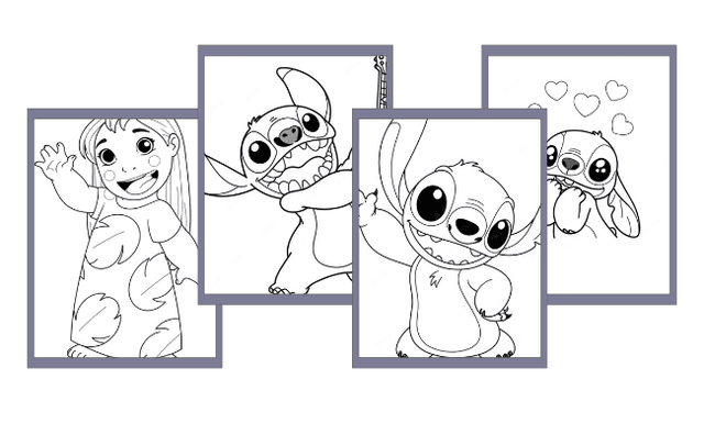 Stitch Ausmalbilder