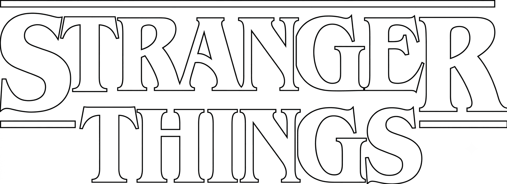 Stranger Things Symbol Ausmalbild