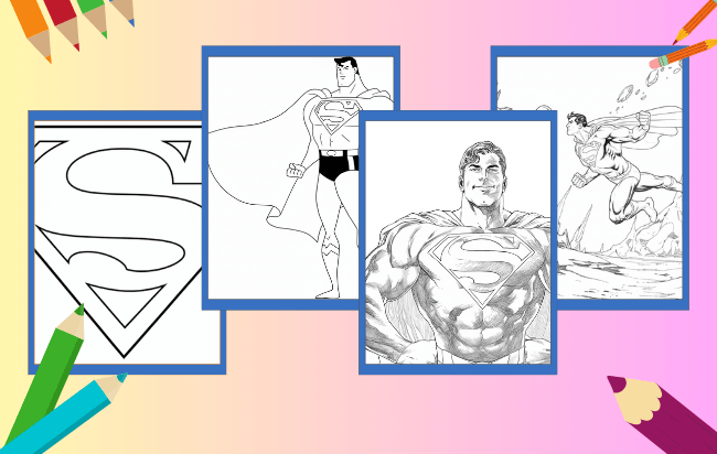 Superman Ausmalbilder