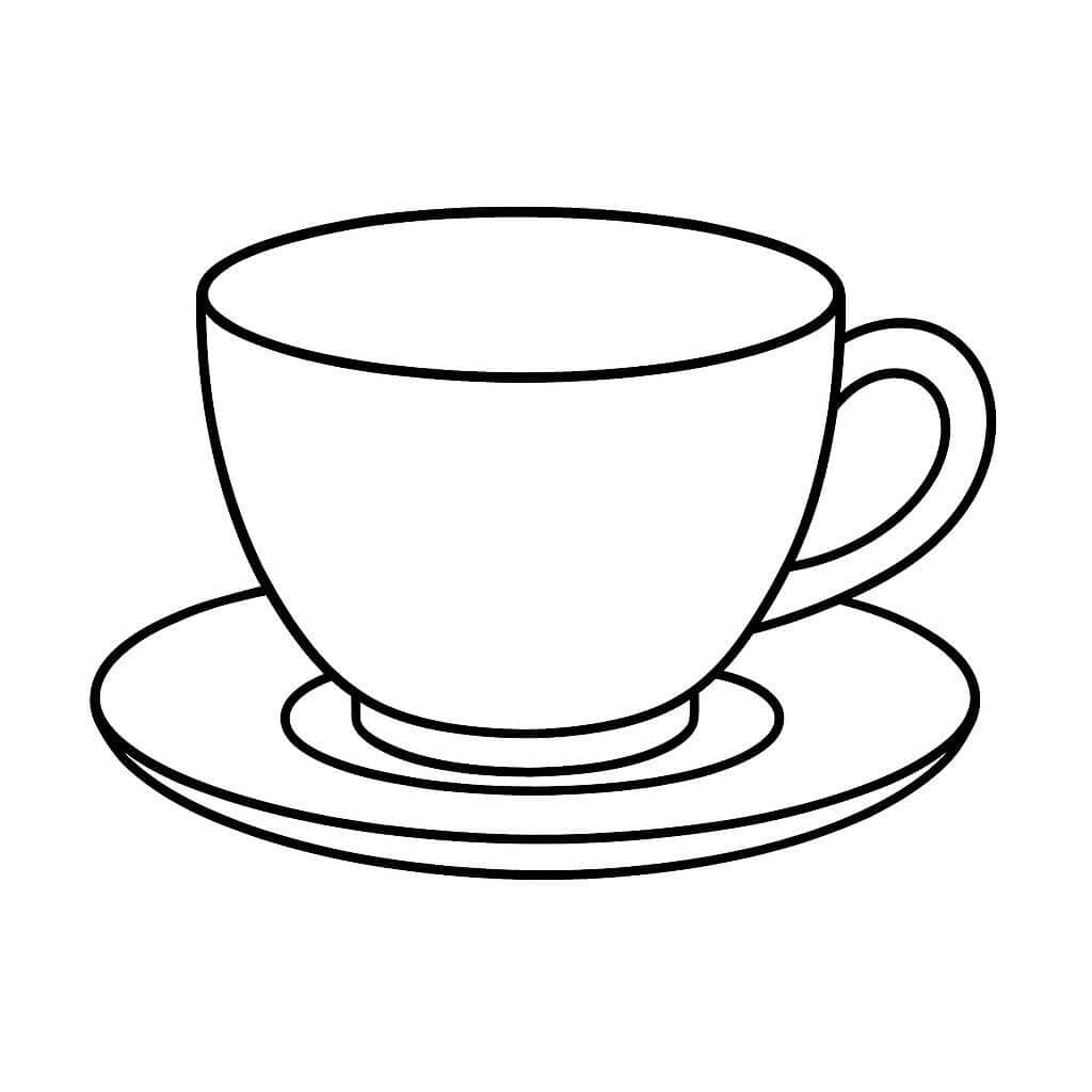 Tasse Ausmalbild