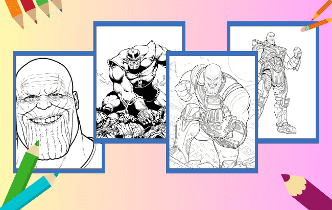 Thanos Ausmalbilder