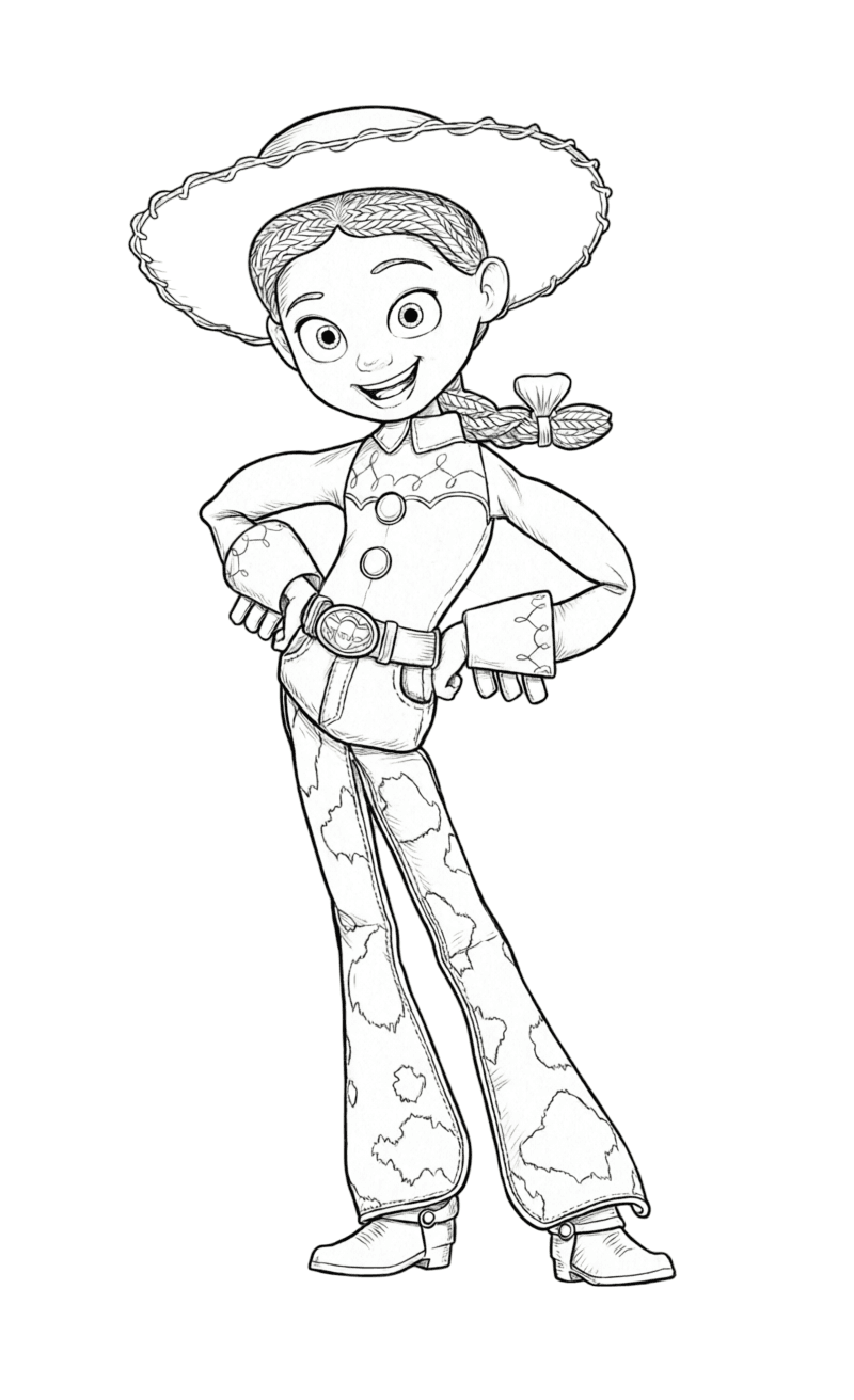 Jessie Toy Story Ausmalbild