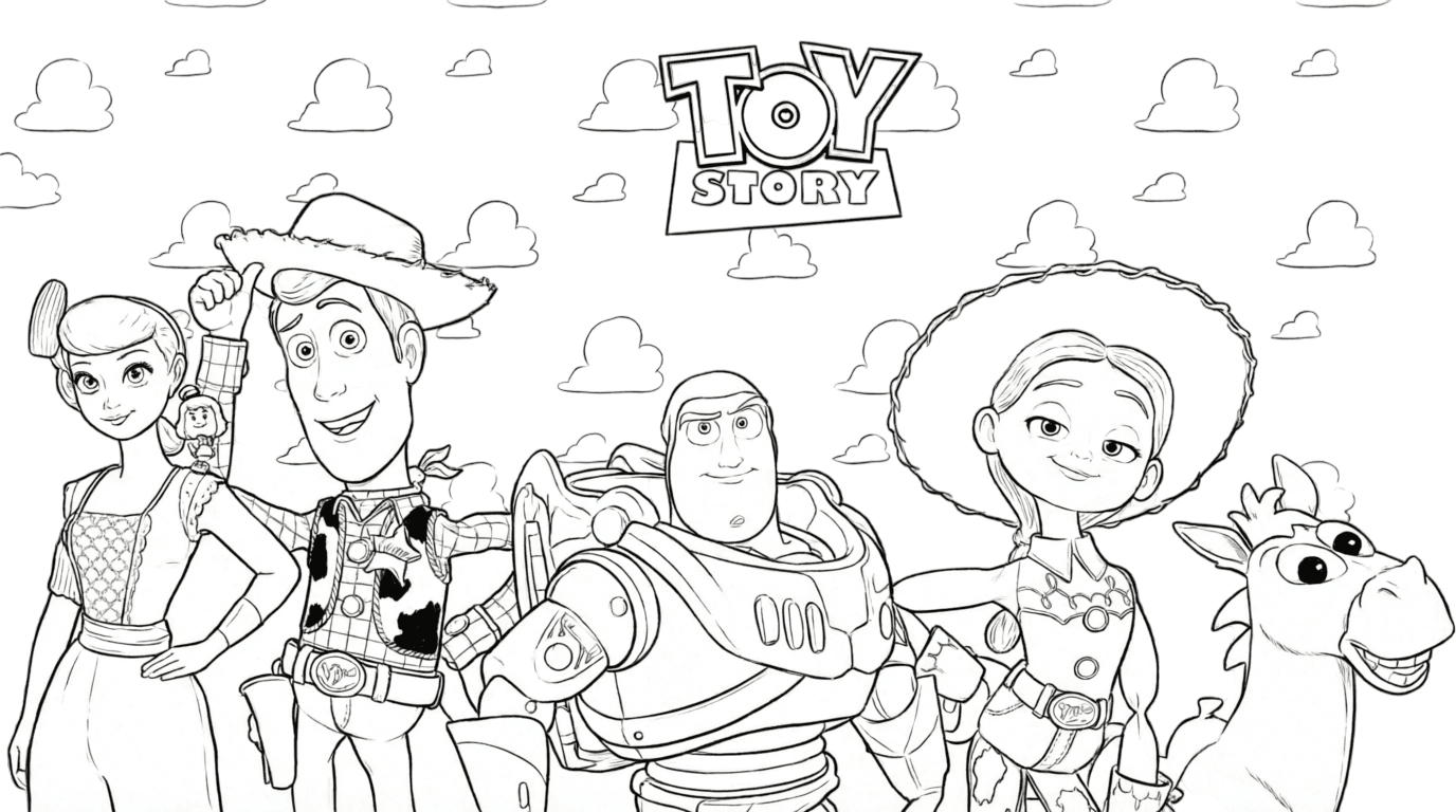 Toy Story 3 Ausmalbild