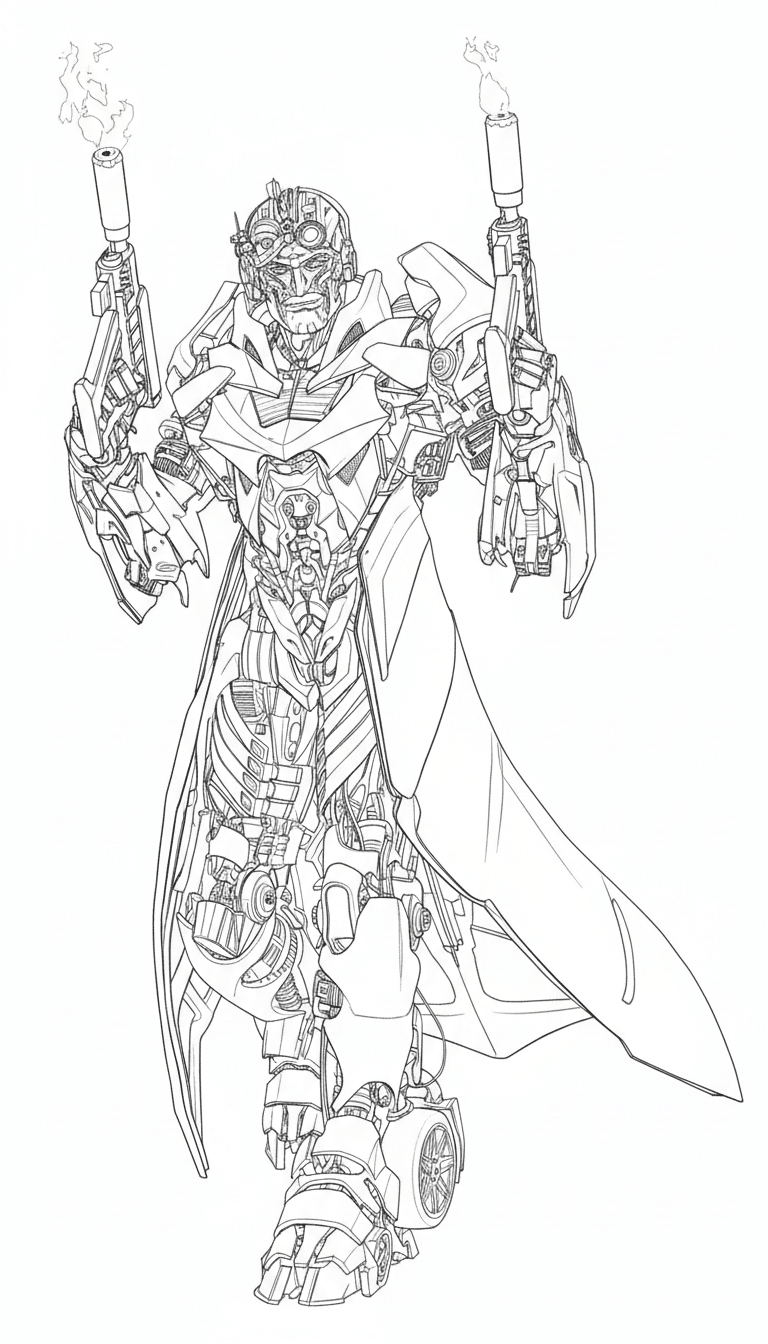 Crosshairs Transformers Ausmalbild