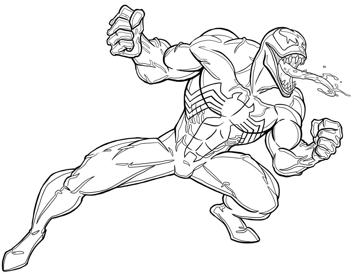 Venom Ausmalbild